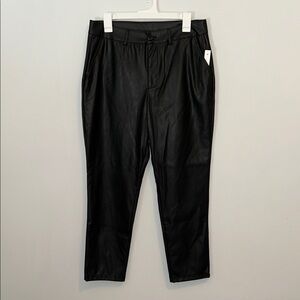 Faux Leather Pants